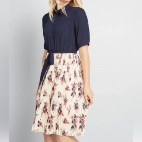 NWT Modcloth Women's Plus Size Floral Dress - Picture 1 of 6